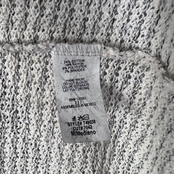 Live In The Moment Long Duster Sweater  Ivory Sz M - Picture 4 of 4